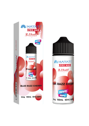 Blue Razz Cherry Hayati Pro Max E-Liquid 100ml – no nicotine vape juice with rich flavor and smooth 50/50 VG PG blend